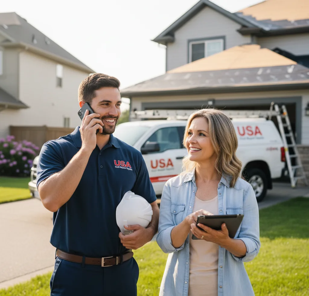 USA Roof Repair Experts customer support in Stratham